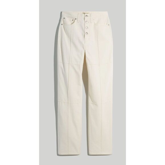 MADEWELL Baggy Straight Jeans Vintage Canvas Relaxed Fit Plus Size 32 NEW - Picture 1 of 11
